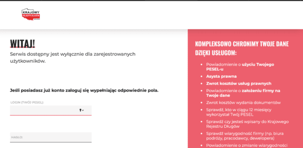 Jak sprawdzić czy jestem w KRD